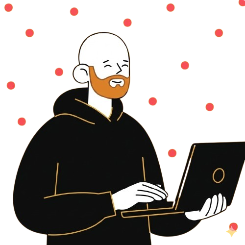 Fidus IA working on laptop