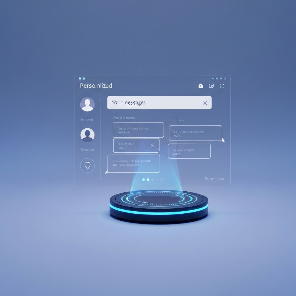AI assistant interface